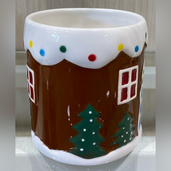 Lang Christmas Gingerbread House Ceramic Coffee Mug Cup Hand Painted NEW - Picture 2 of 4
